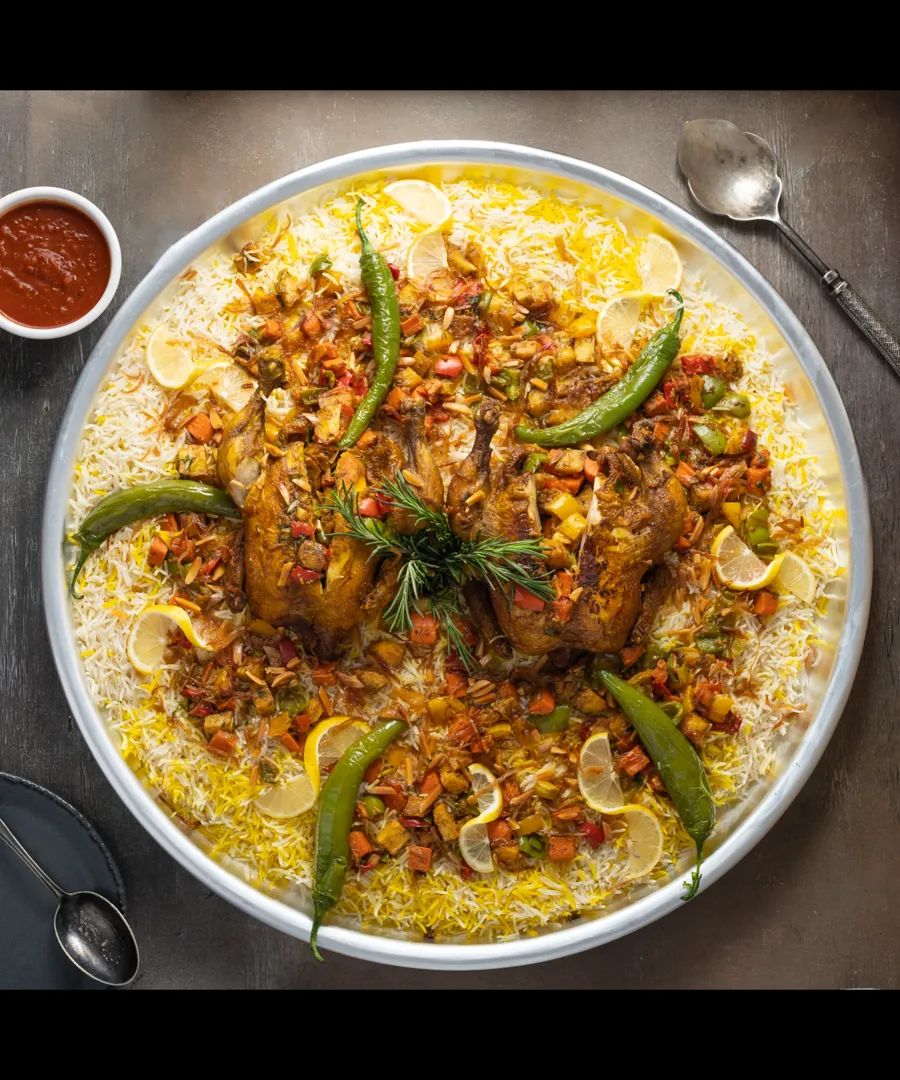 Machbous Chicken Mbatbat