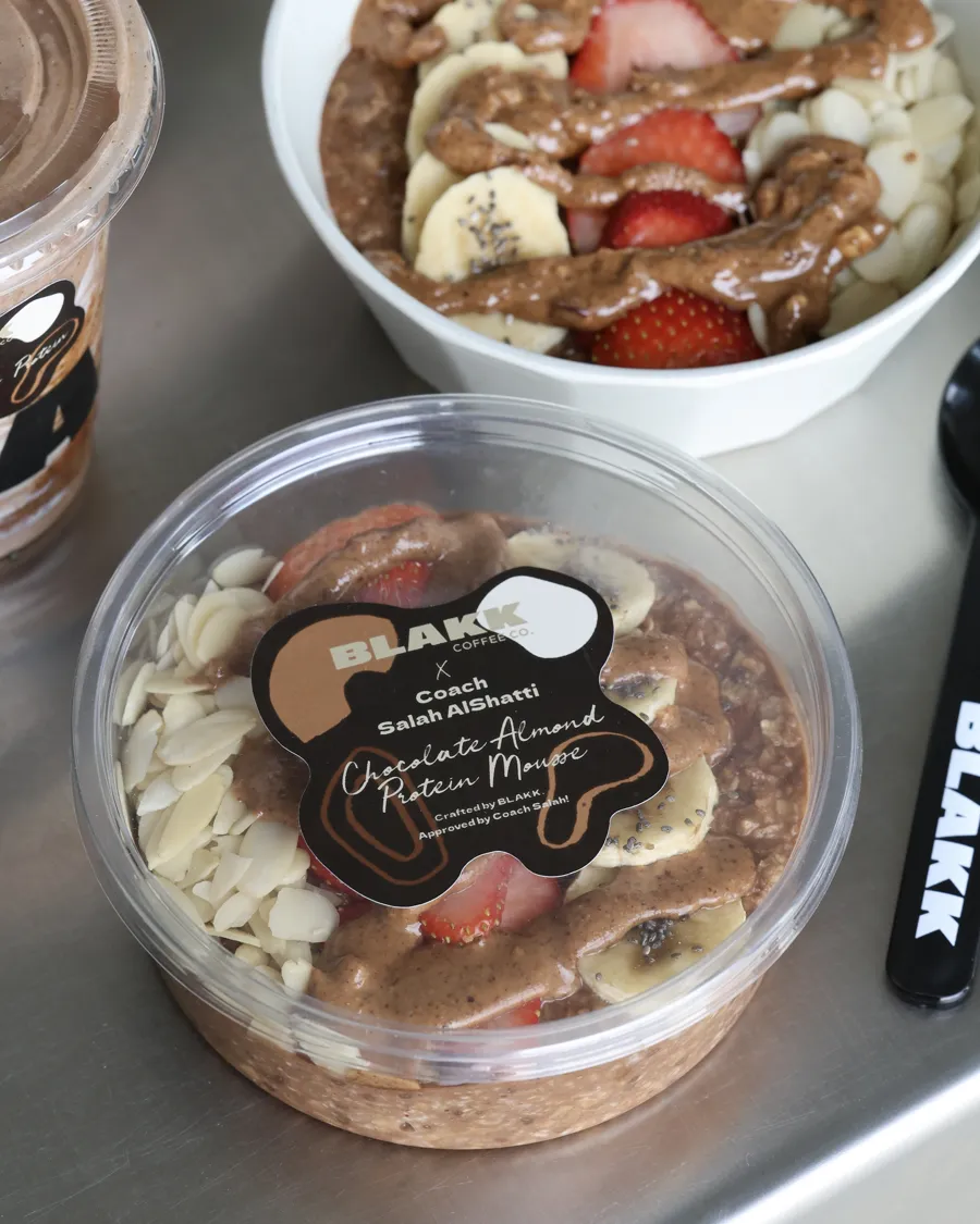 Chocolate Almond Protein Mousse Bowl
