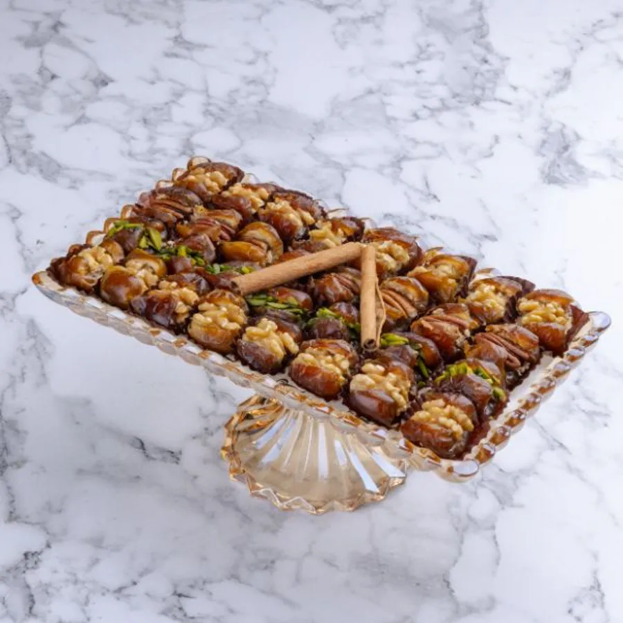 Crystal Rectangular Tray .600 grams Sukkari