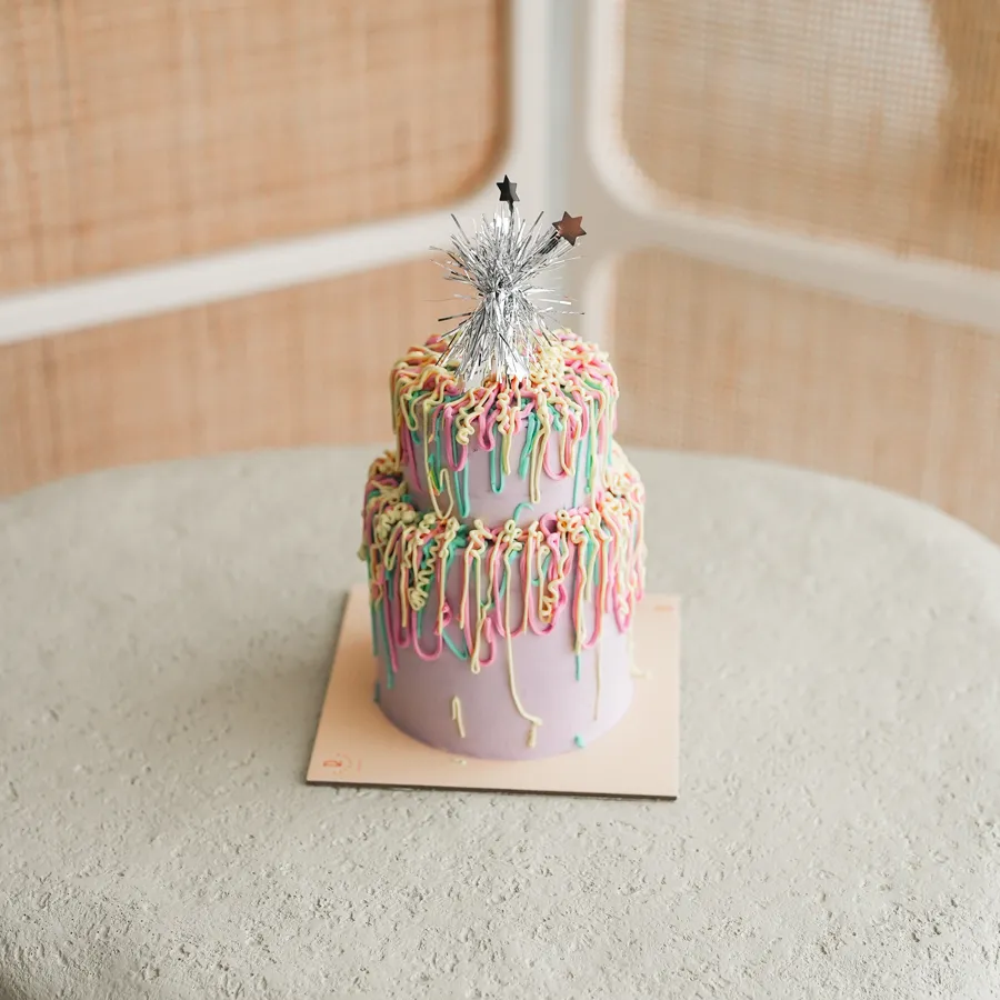 Mini colors cake 2inch double