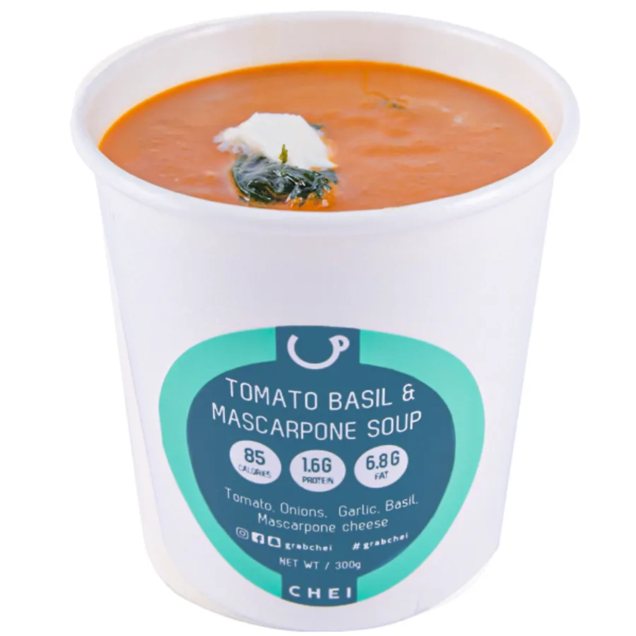 Tomato Basil & Mascarpone Soup