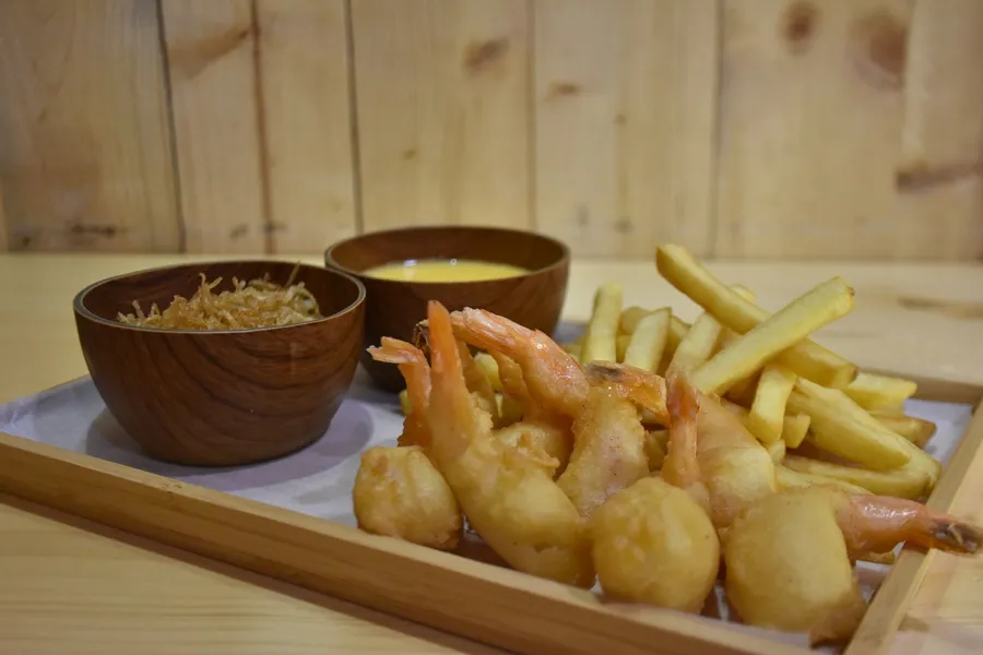 Dip on Potato Shrimp