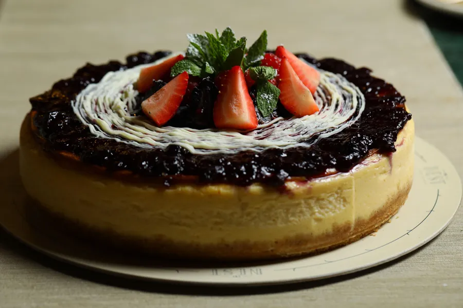 Berries cheesecake