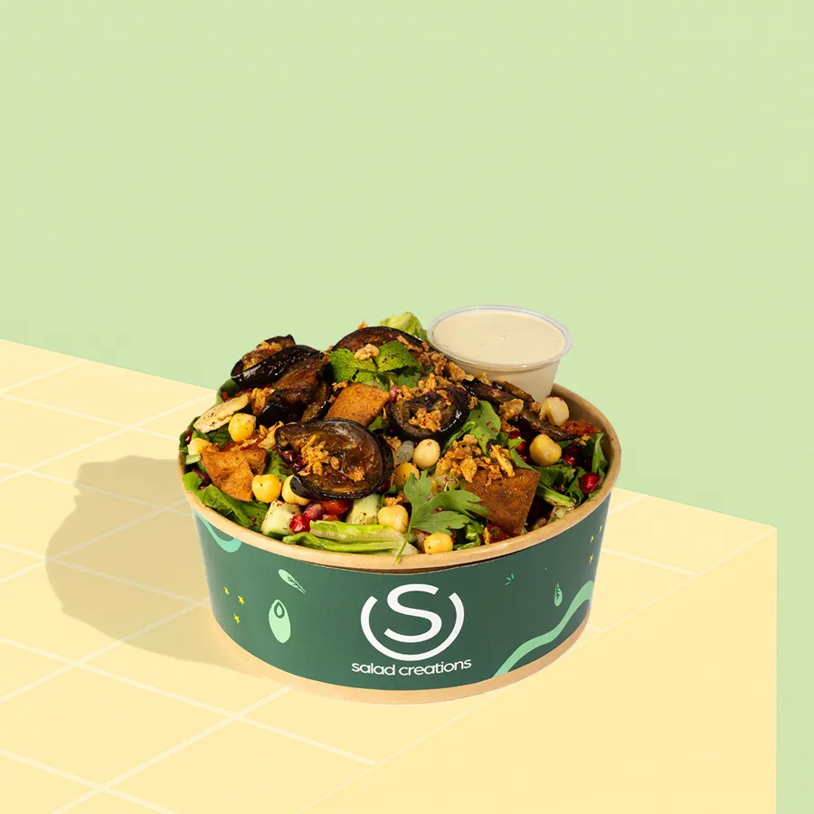 Chickpea Fatteh Salad