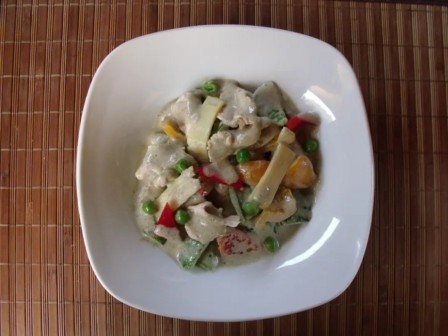Thai Green Curry Chicken.