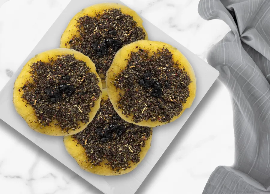 Frozen zatar pie