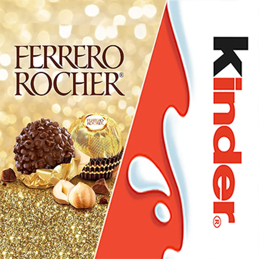 Ferrero Rocher & Kinder (Cream Crepe)