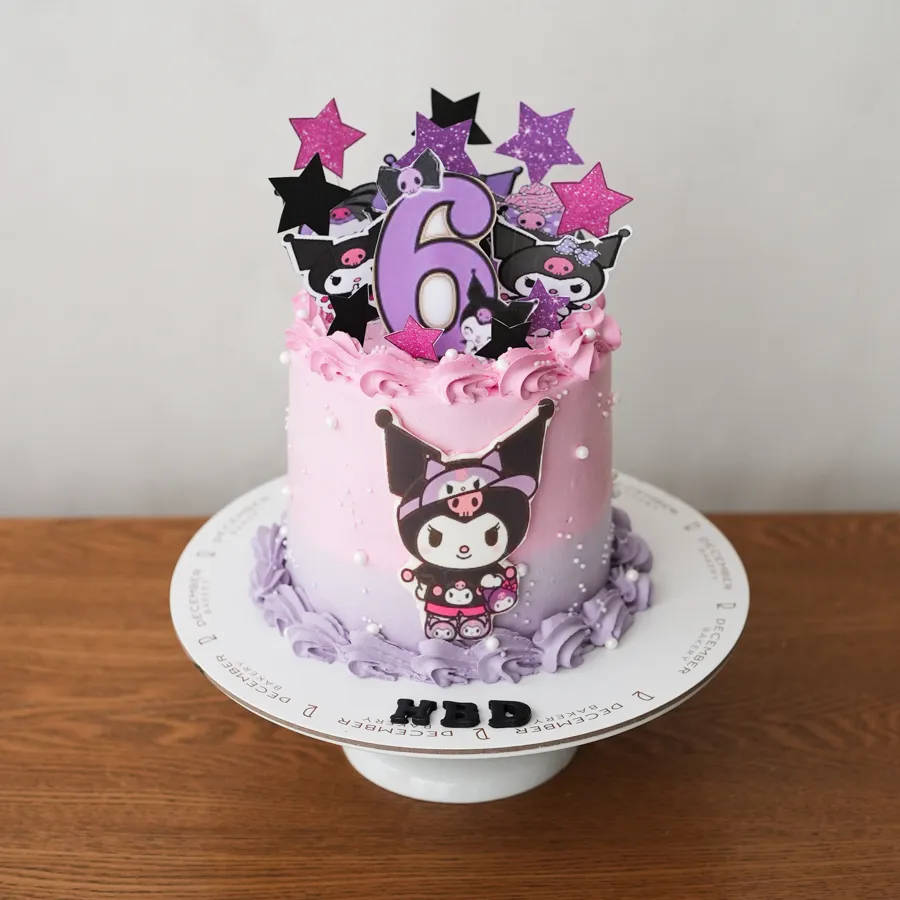 Kromi cream purple cake 6inch