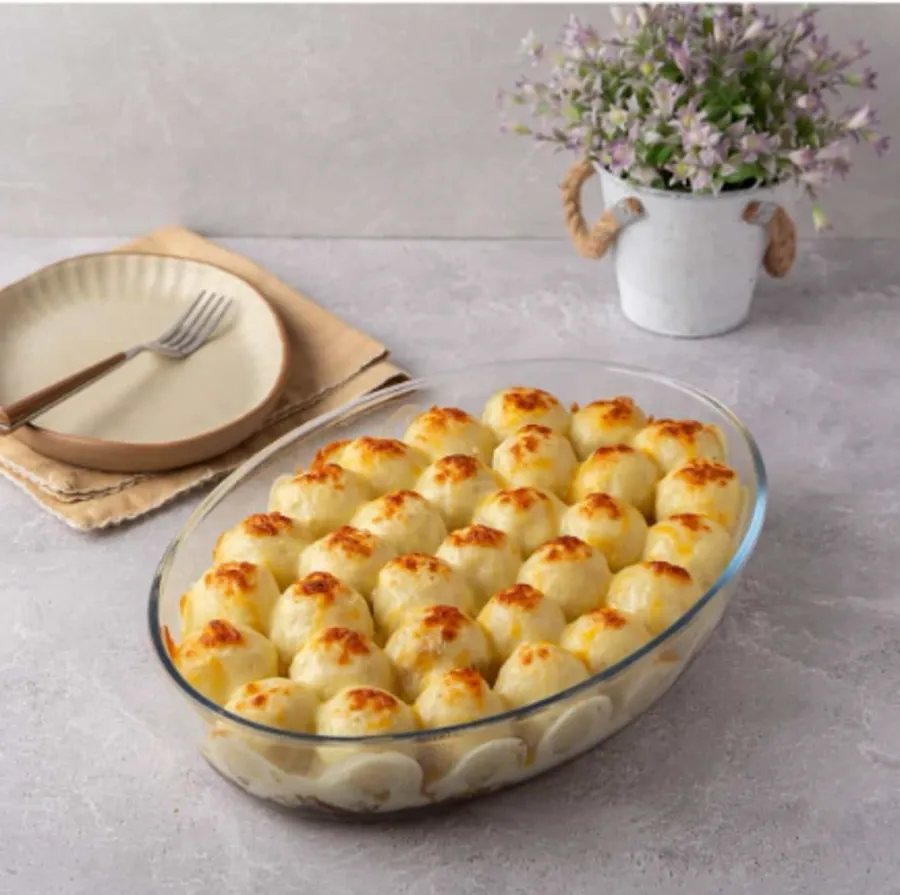 Pyrex Chicken potato balls