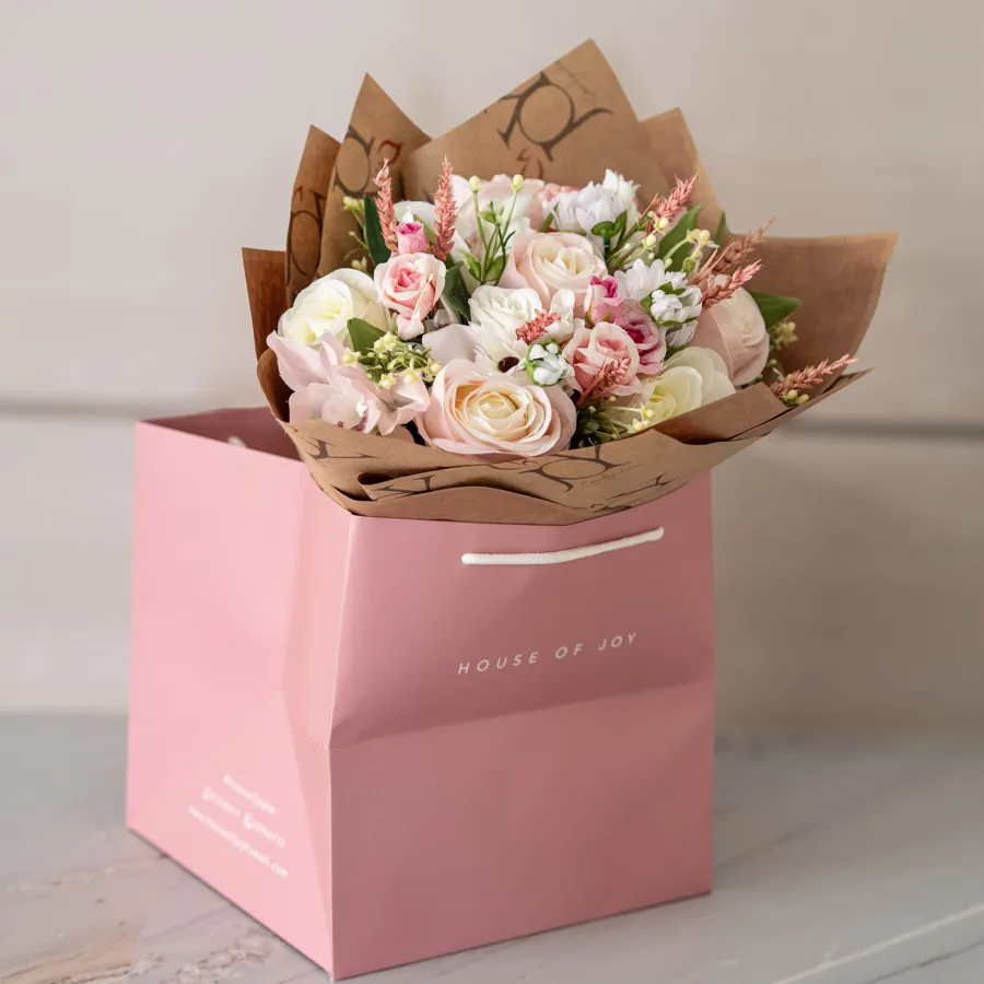 Artificial Mixed Pink Bouquet