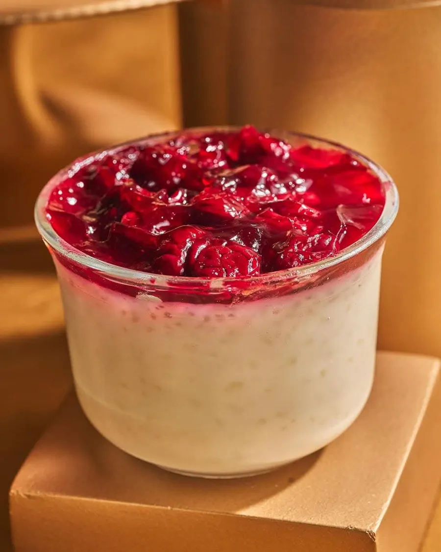 Cherry Rice Pudding