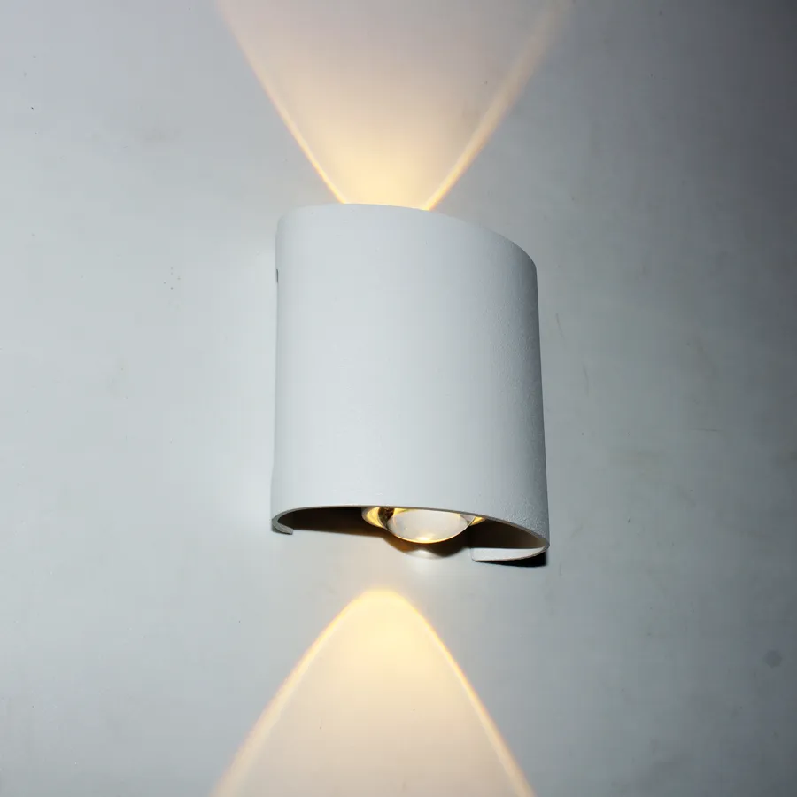 CLEVER LED Wall Lamp WHITE OUT 78x80x35mm