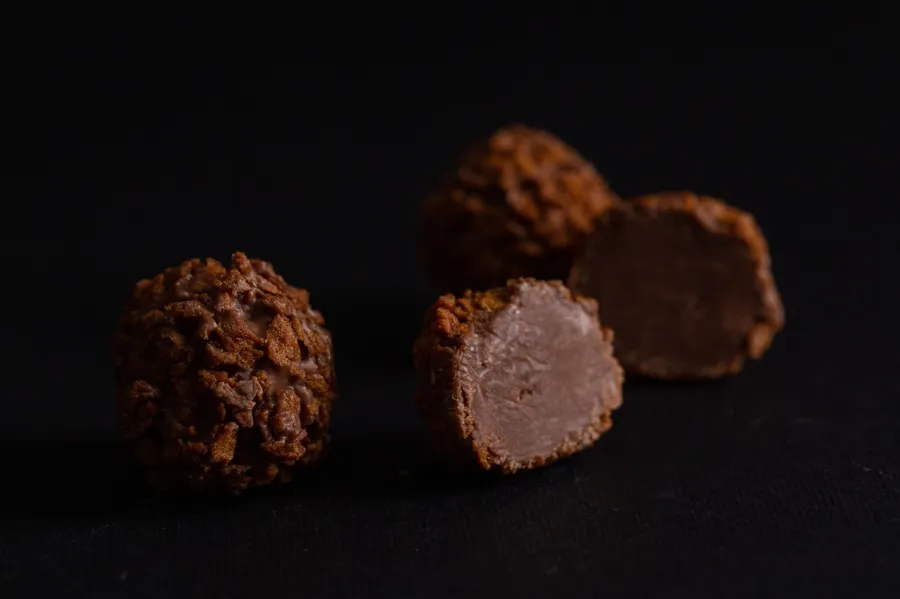 Apple and figs truffels