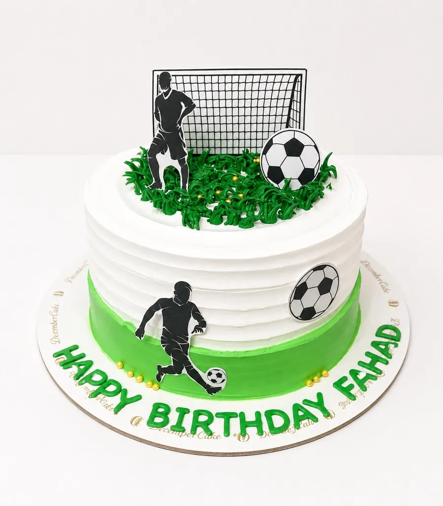 Foot ball ⚽️ 8inch green white cream