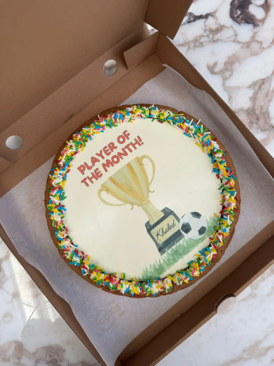 Printed Cookie Cake