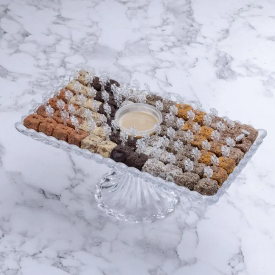 Crystal Rectangular Tray .600 grams Tmreya