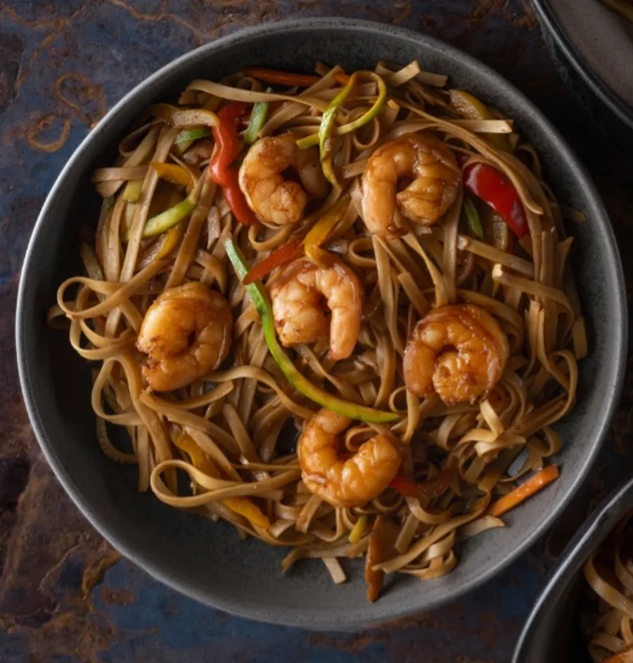 Shrimp noodles