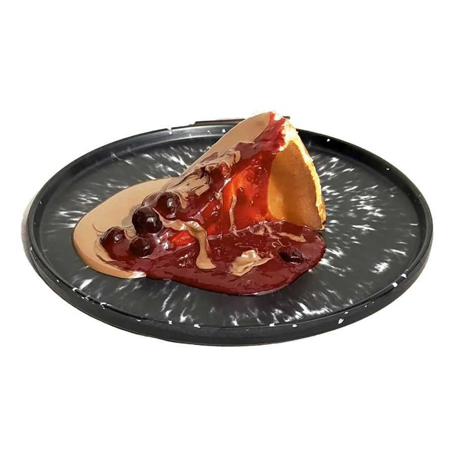 Chocolate Berries San Sebastián Cheesecake Sugar Free