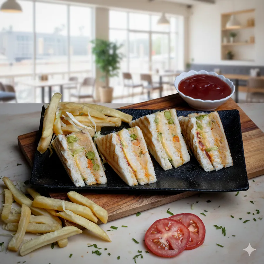 Vegitable Club Sandwich