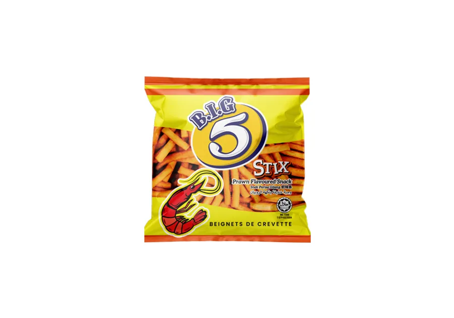 B.I.G 5 Shrimp Flavored Snack 50 Pieces x 8gr
