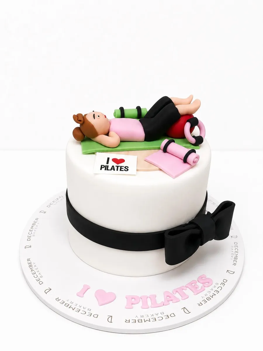 Pilates cake girls 6inch