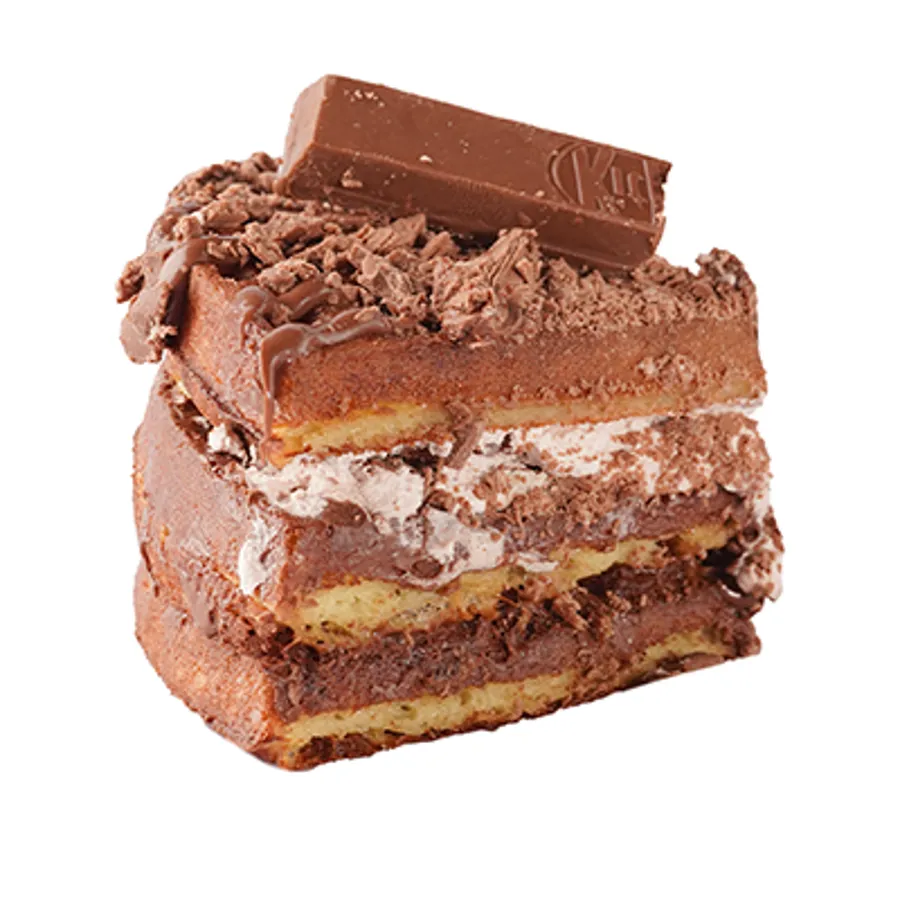 KitKat Ripple Waffle Cake Slice