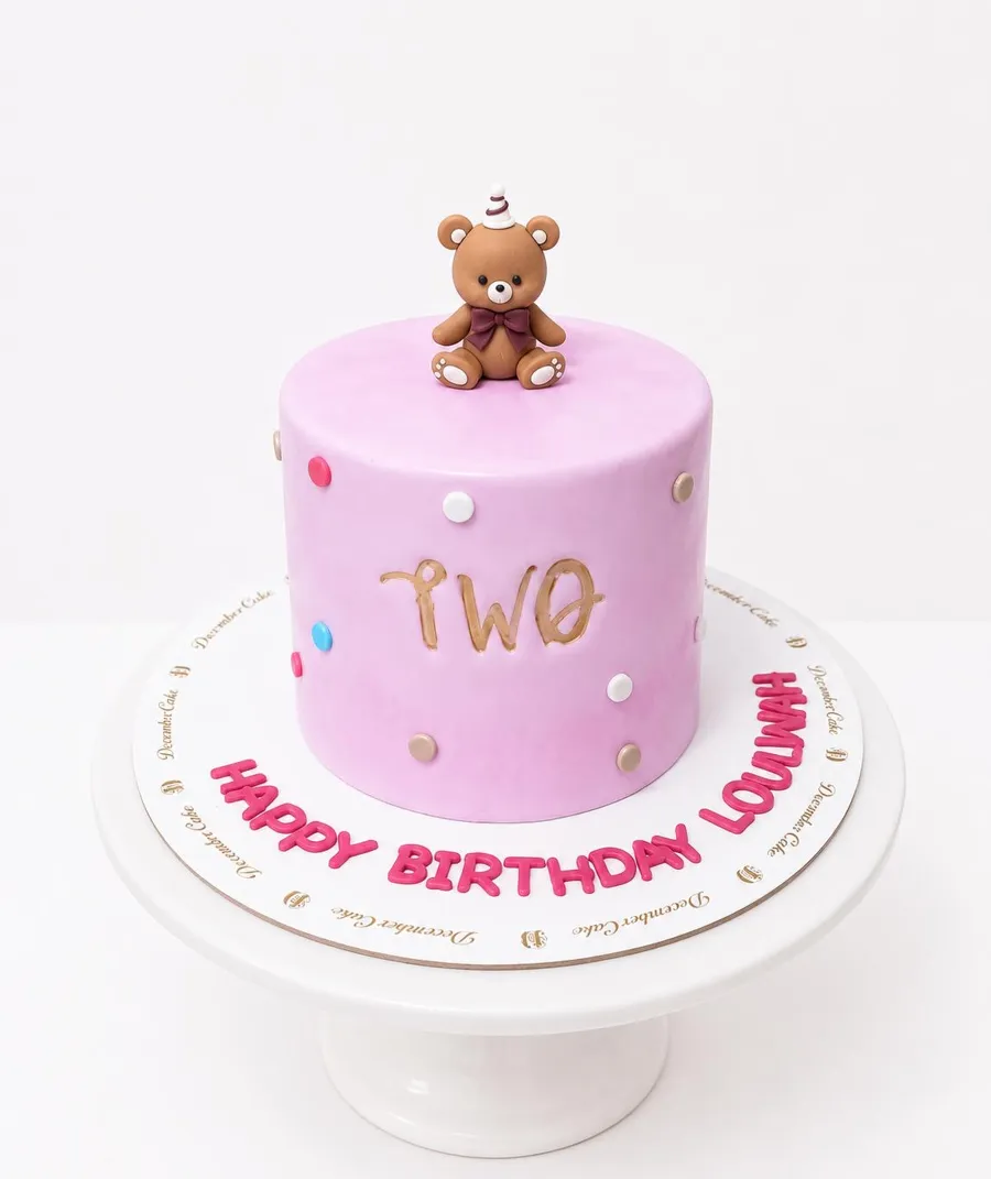 Happy two bear 🐻 cake