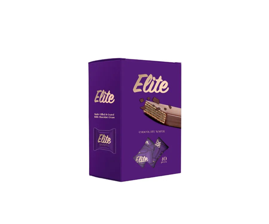 Elite square - Box 40 PCS ( chocolate )