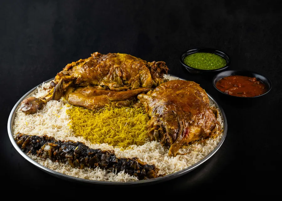Lamb Quzi with machbous rice