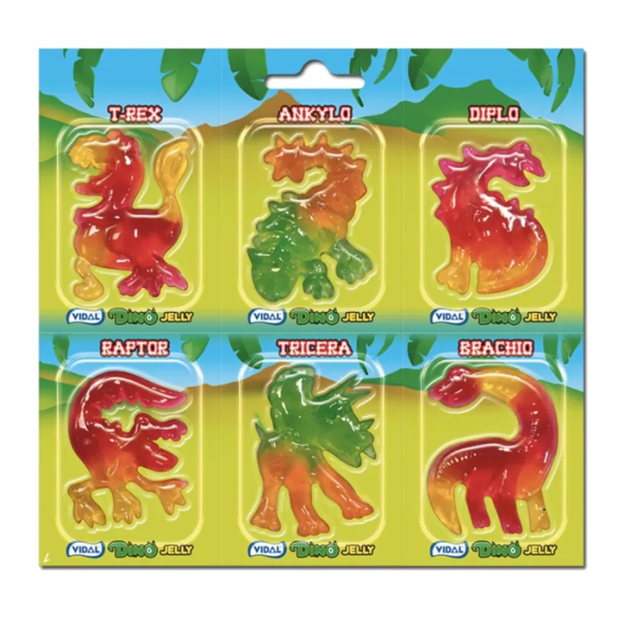 Jelly Dino Vidal 6 Pieces