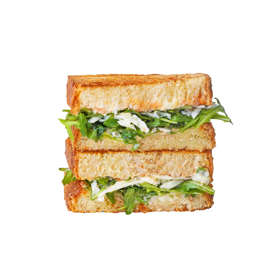 Spicy Labna Halloumi Toastie