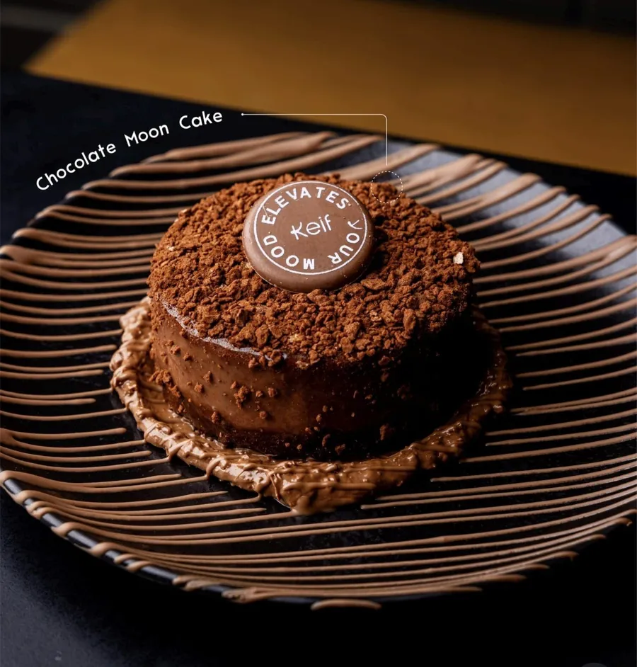 Cocoa Moon Cake mini