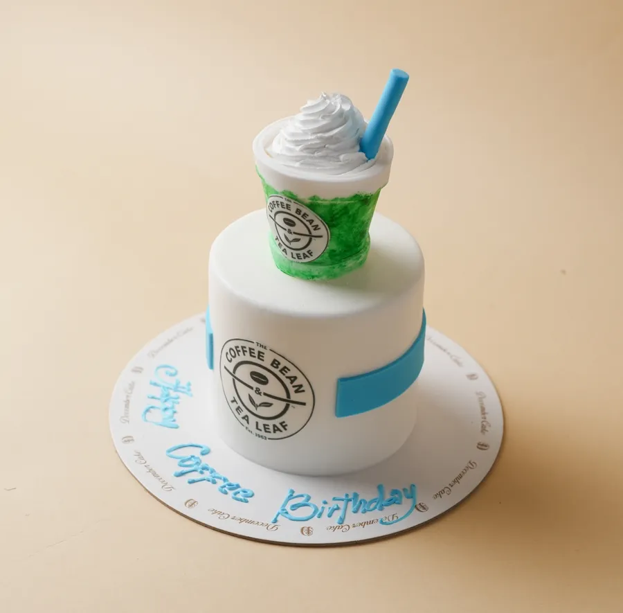 Coffe bean cake 6inch mix chocolate vanilla