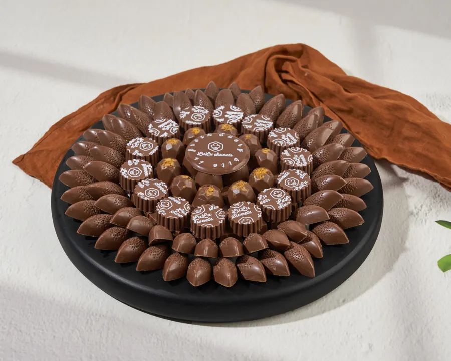 Luxury wooden chocolate tray 2