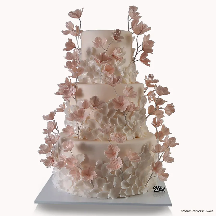 Peach Petals Sugar Flowers