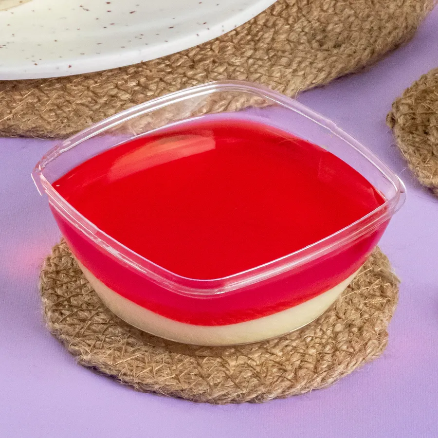 Strawberry Jelly Custard
