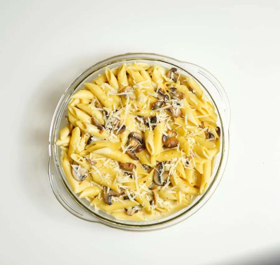 Mushroom Alfredo Pasta