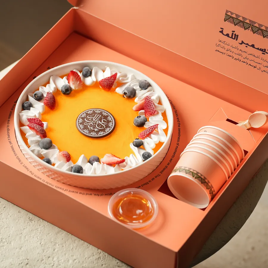 Eid box mango cake
