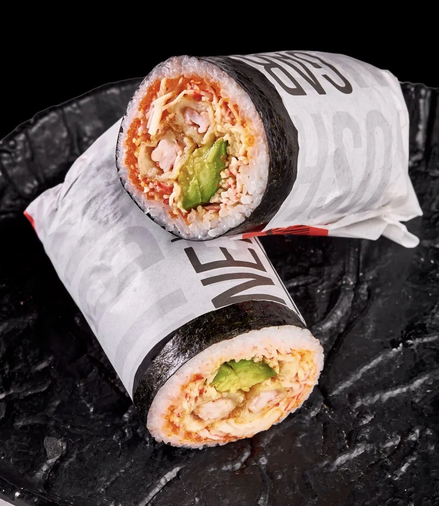 Hot Shrimp & Crab Burrito