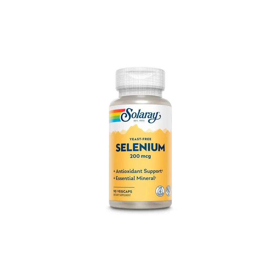 solaray selenium 200 mcg, 100 vge caps