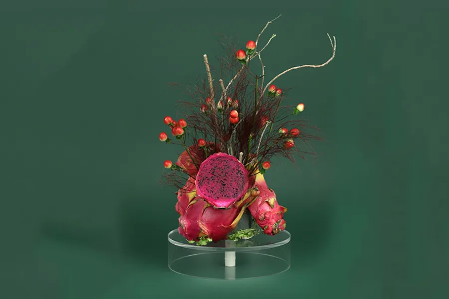 Dragon fruit center piece