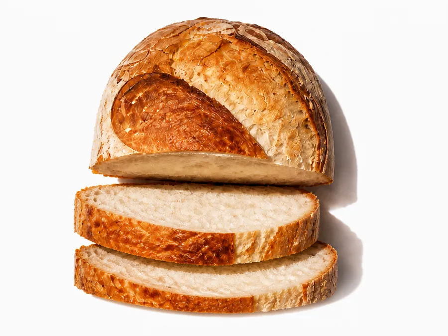 Half White Sourdough Loaf.