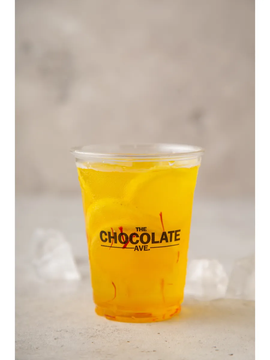 Saffron lemon shake