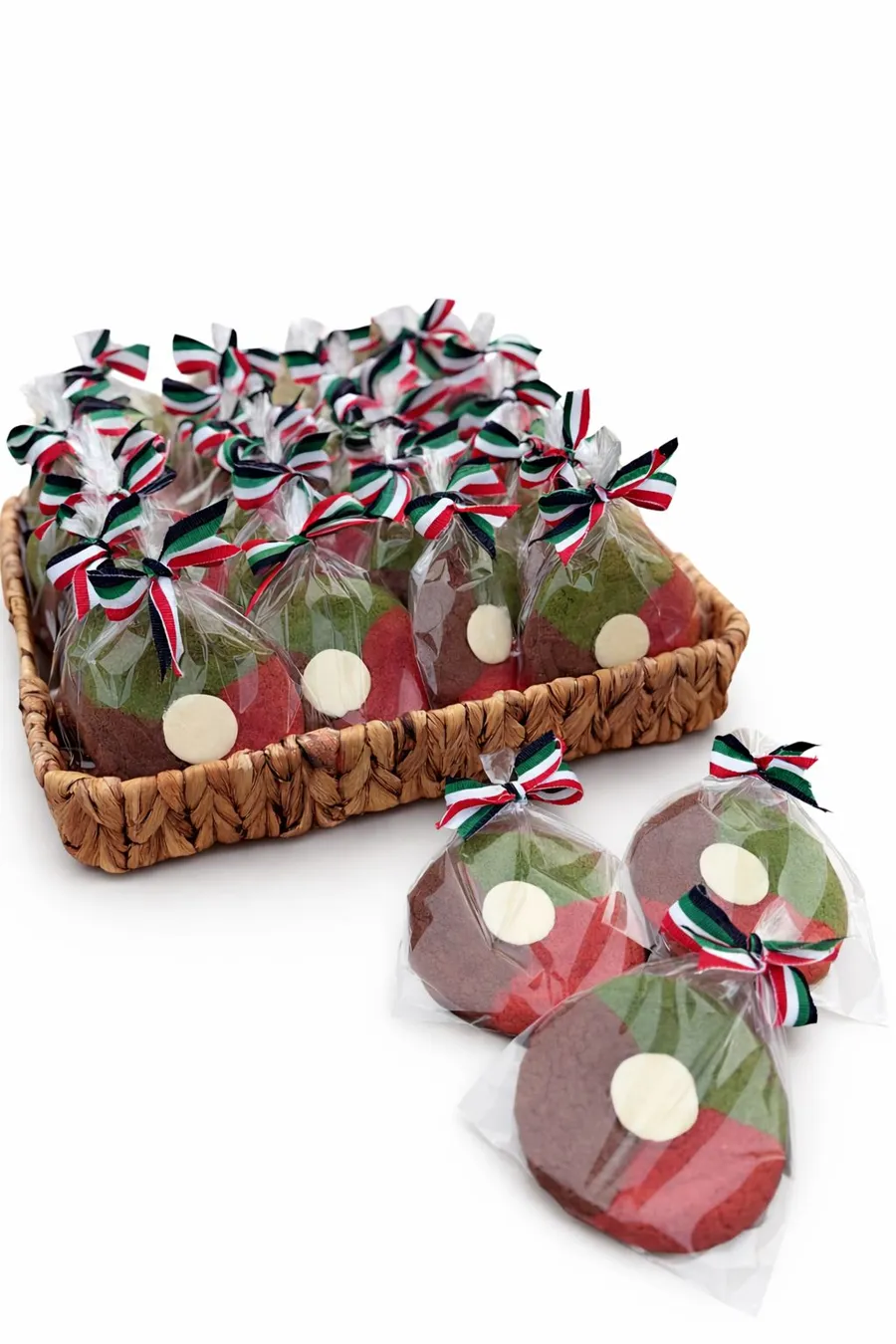 Kuwait Flag Cookies Tray