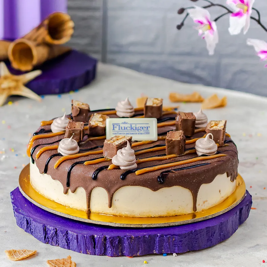 Snickers Ice Cream Cake