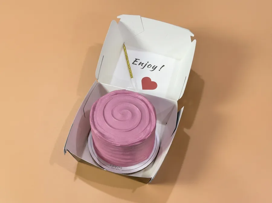 Pink Swirl cake