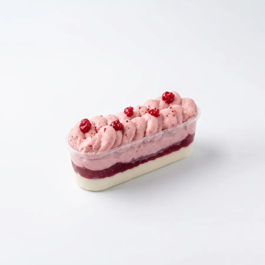 Crème Brulée Raspberry Cup