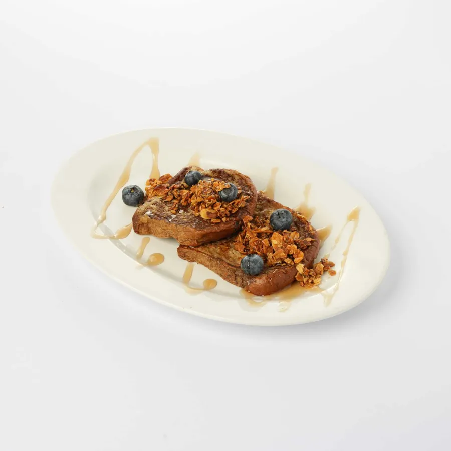 Healthy brown french toast