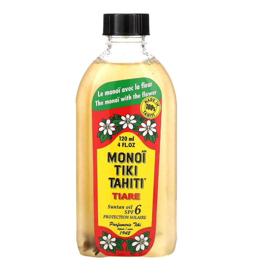 Monoï Tiki Tahiti tanning oil SPF 6