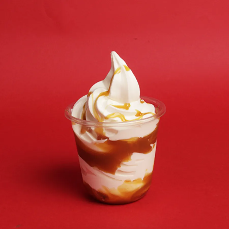 soft ice-pancream caramel